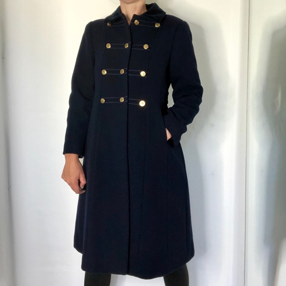 Rothschild Jackets & Coats Rothschild Navy Full Length Peacoat